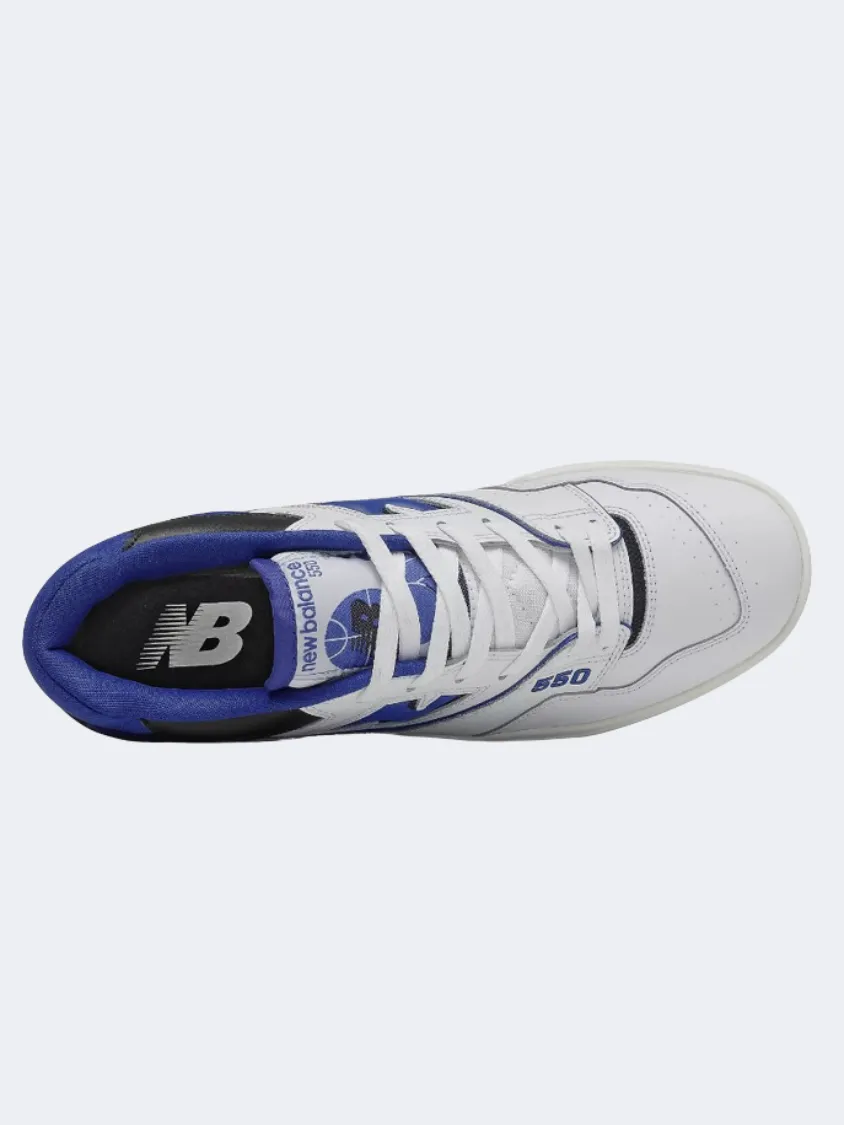 New Balance 550 Men Lifestyle Shoes White/Royal New Balance Orthopaedic Shoes