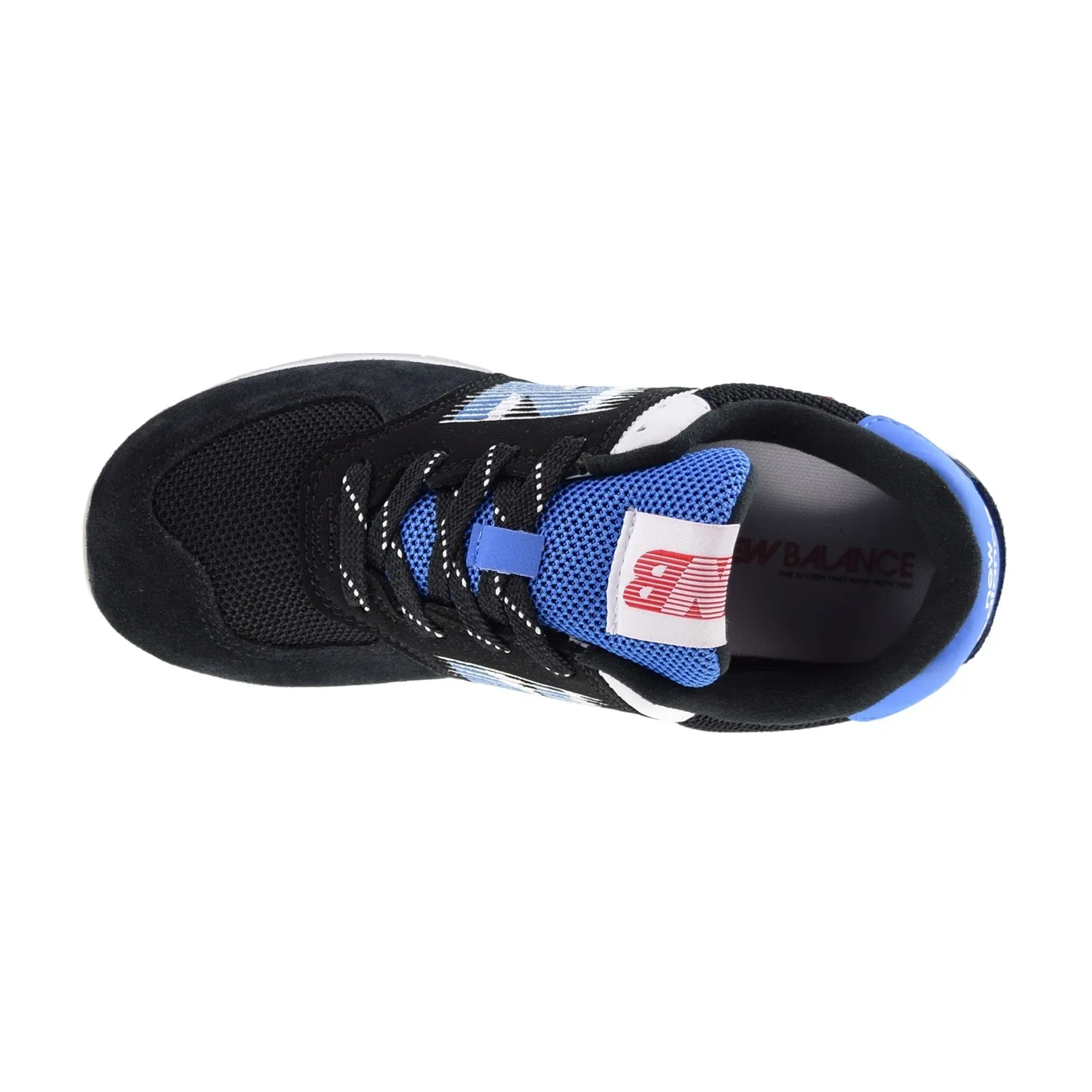 New Balance 1906d White Turtledove New Balance 574 Big Kids' Shoes Black-Blue