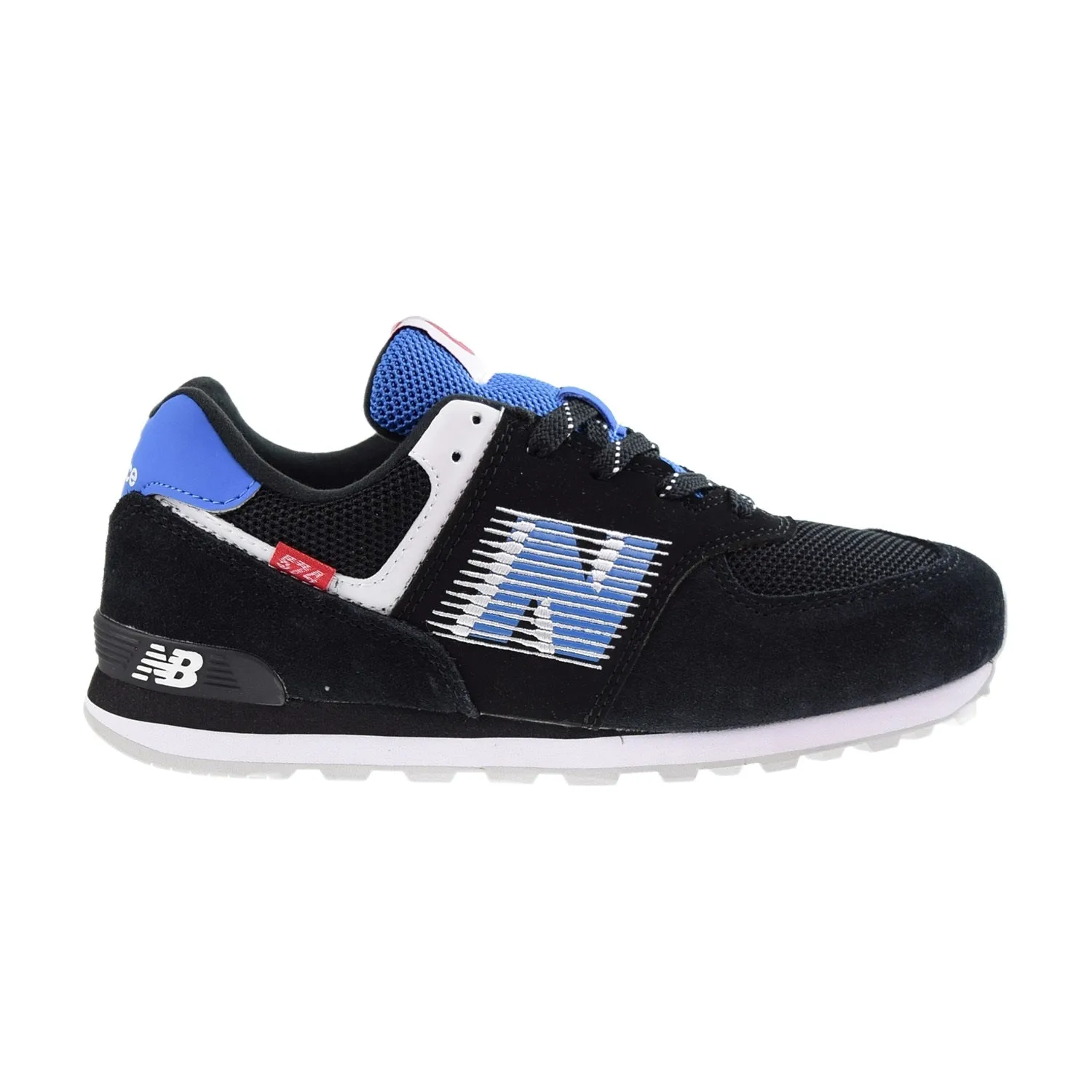 New Balance 574 Big Kids' Shoes Black-Blue New Balance 992 Release 2025