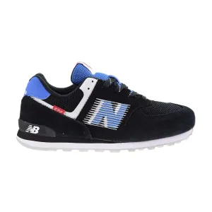 New Balance All Black 990 New Balance 574 Big Kids' Shoes Black-Blue