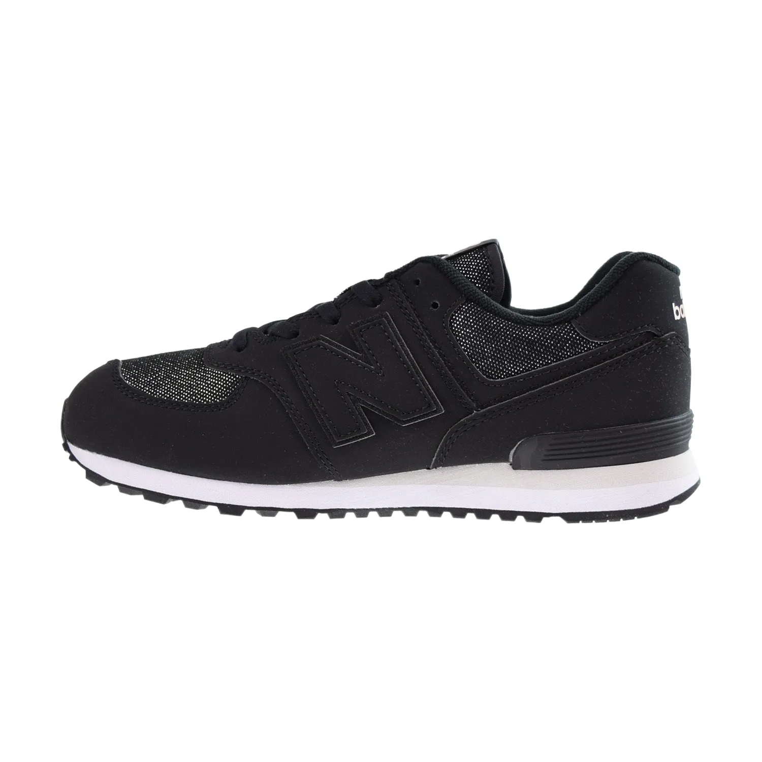 New Balance 574 Big Kids' Shoes Metallic Black New Balance Walking Shoes For Women Sale
