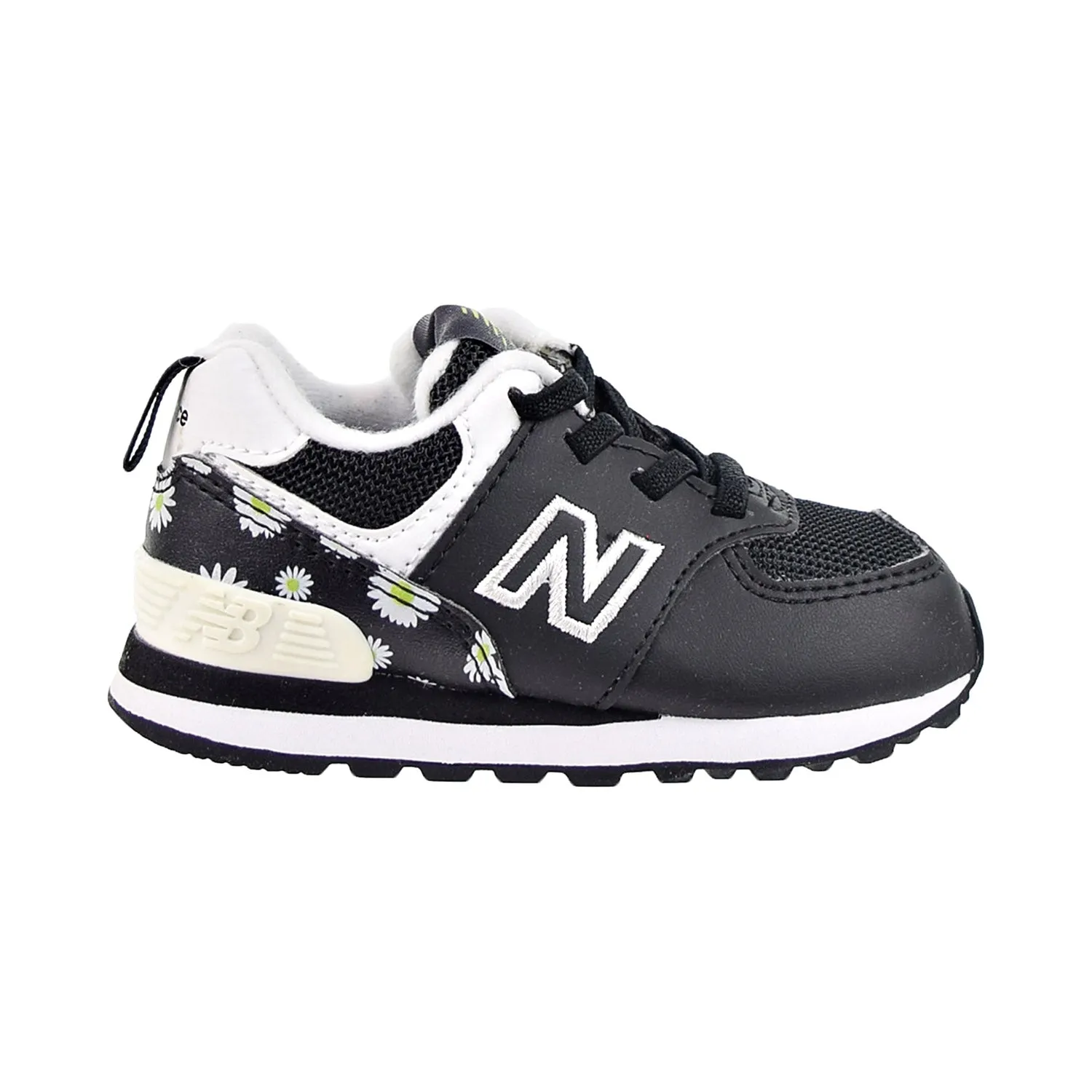 New Balance 574 Bungee Toddler's Shoes Black-lemonade Womens New Balance 5740