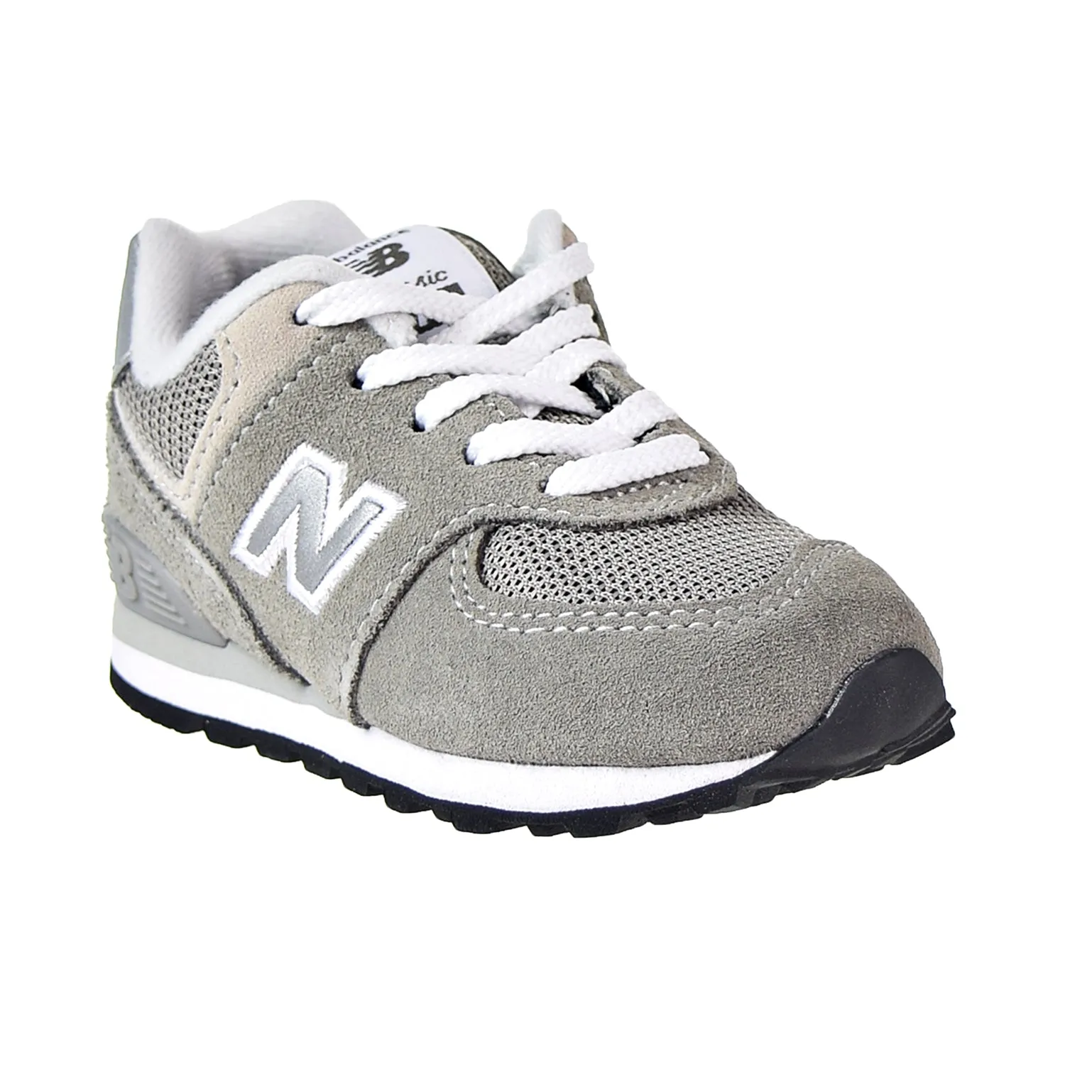 New Balance 574 Core Toddler's Shoes Grey/Grey Women's New Balance Court Shoes