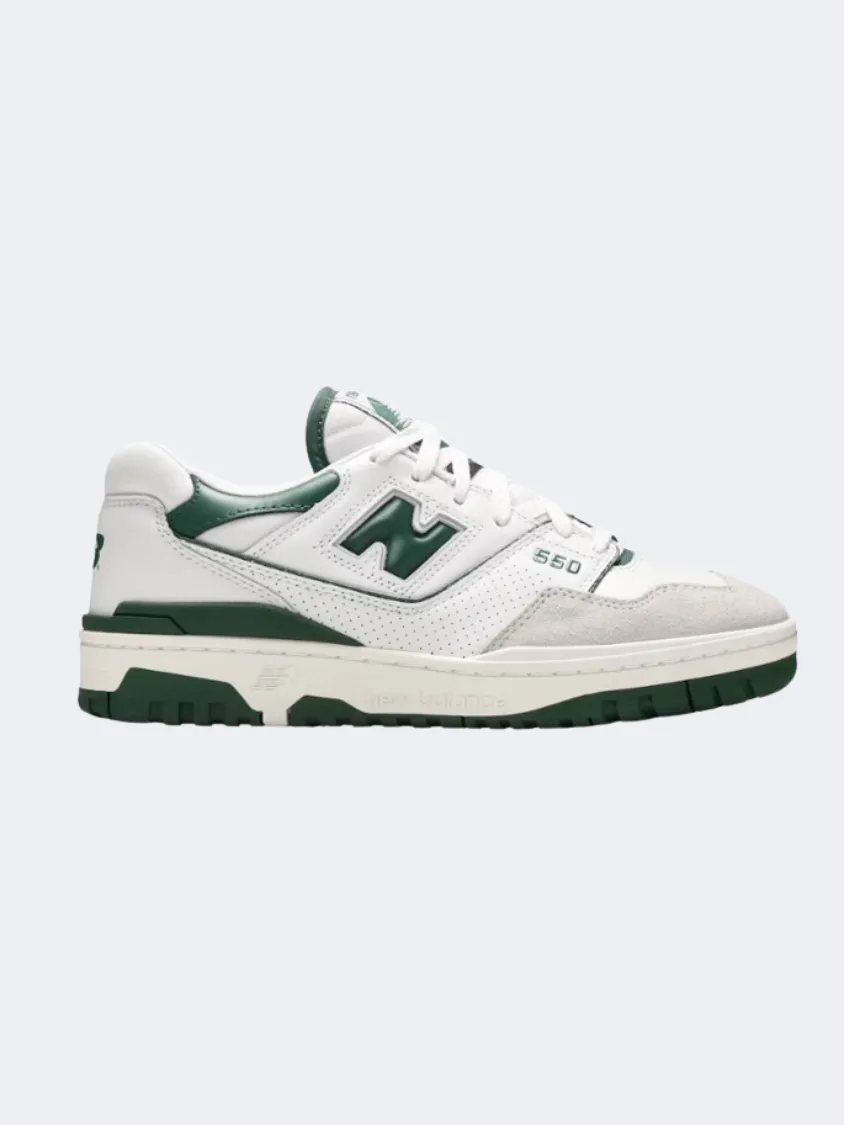 New Balance Bb550 Unisex Lifestyle Shoes White/Green Womens New Balance 880
