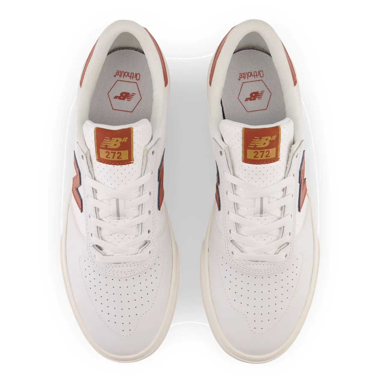 Minimus New Balance New Balance Numeric Men's 272 White Copper Shoes