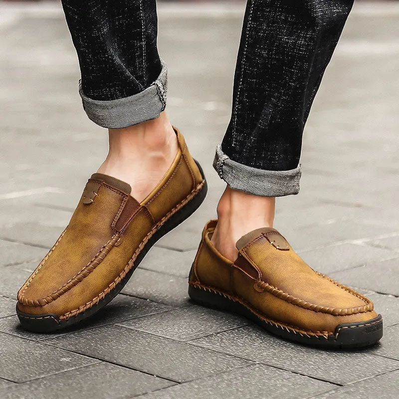 New Comfortable Genuine Leather shoes men Casual Shoes Loafers Men Shoes Quality Shoes Men Flats Moccasins Shoes Casual Shoe For Yachting