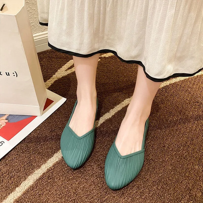 Beyondfeel Running Shoe New Low-top Waterproof Shoes Rain Boots Women Summer Adult Work Rubber Shoes Fashion Jelly Shoes Non-slip Shallow Toe Sandals