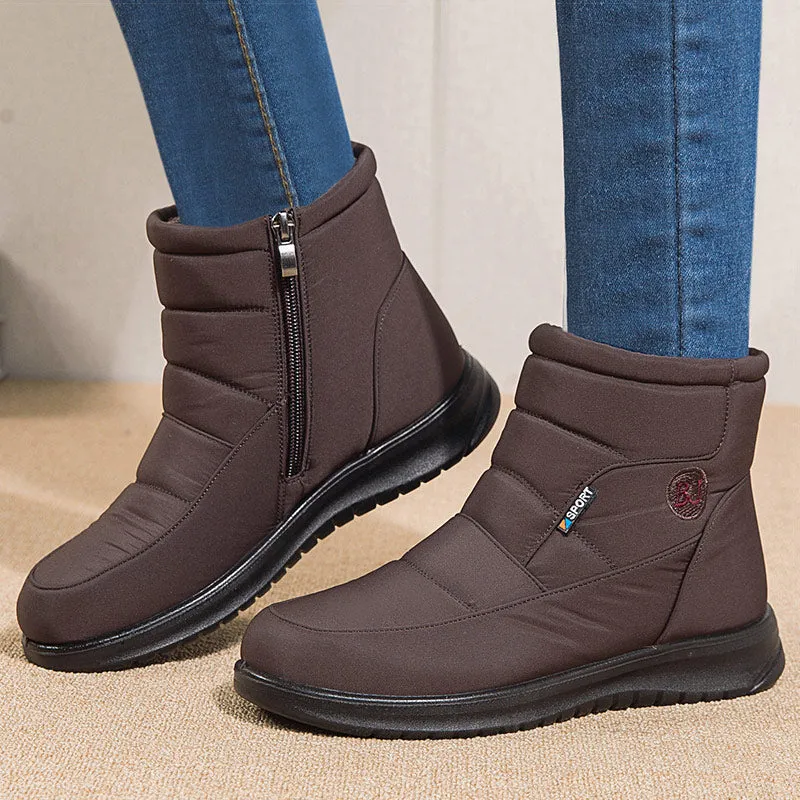 New Women Boots Waterproof Snow Boots For Winter Shoes Women Zipper Ankle Boots Winter Botas Femininas Keep Warm Botines Best Waterproofing Spray For Shoes