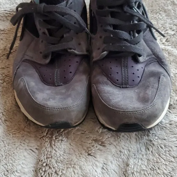 Asics Gel-quantum 360 4 Le Shoes Nike Air Huarache Run Premium Anthracite, Black & Light Bone Grey Size 11.5