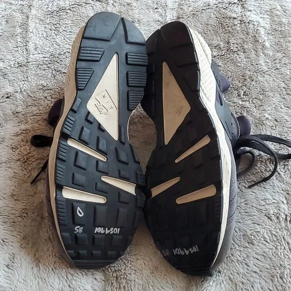 Asics Gel Padel Shoes Nike Air Huarache Run Premium Anthracite, Black & Light Bone Grey Size 11.5