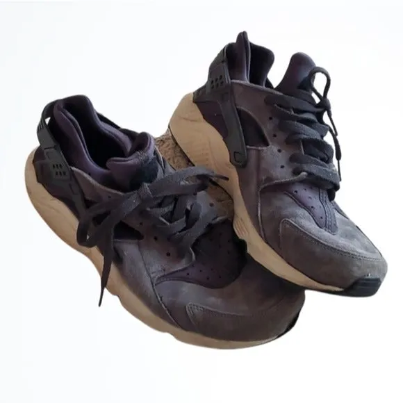 Asics Waterproof Walking Shoes Nike Air Huarache Run Premium Anthracite, Black & Light Bone Grey Size 11.5