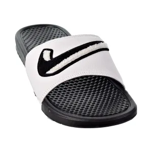Nike Benassi JDI Chenille Men's Slides Black/Summit White I Do Slippers