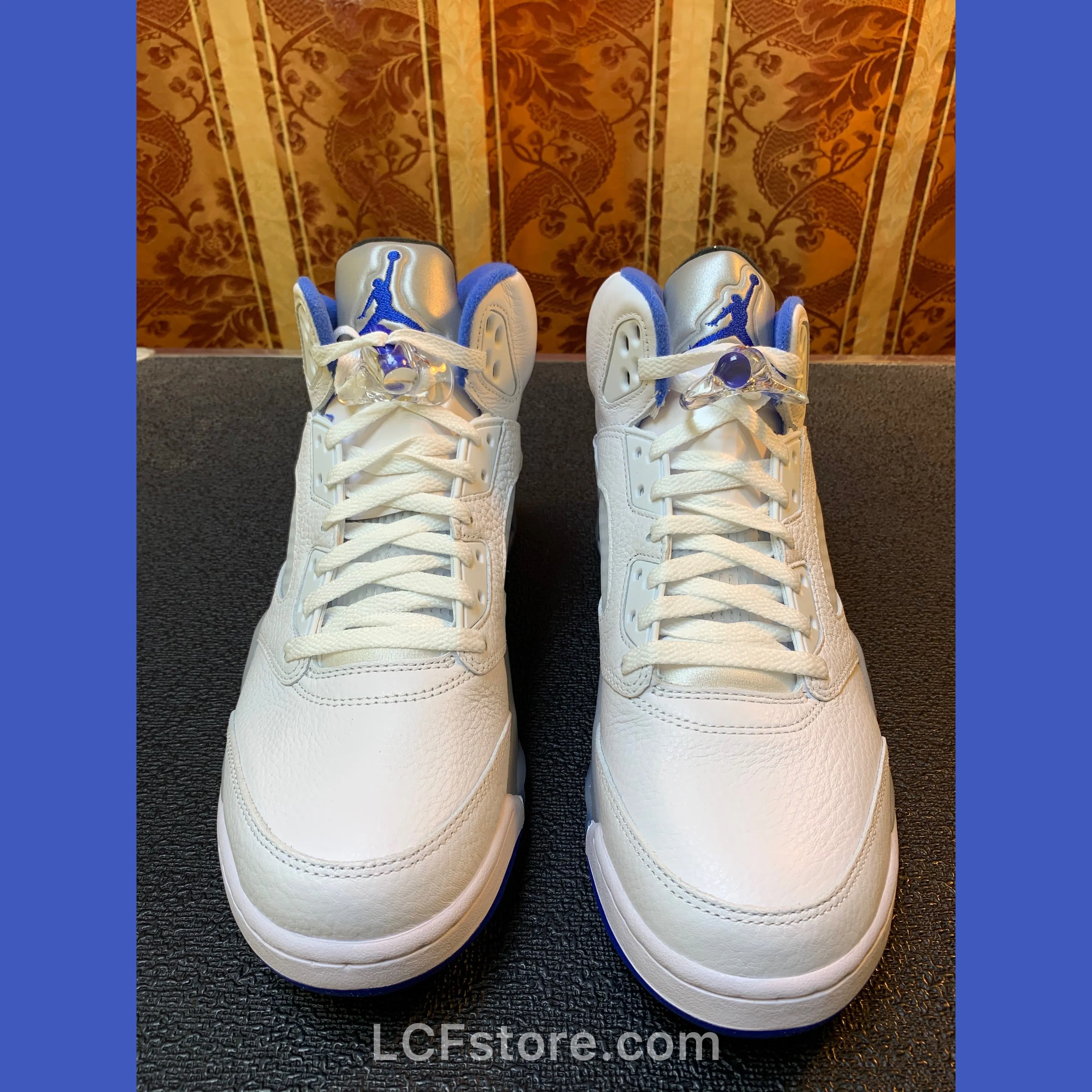 Nike Jordan Air Jordan 5 Retro Stealth 2.0 Asics Shoe Lace Tying