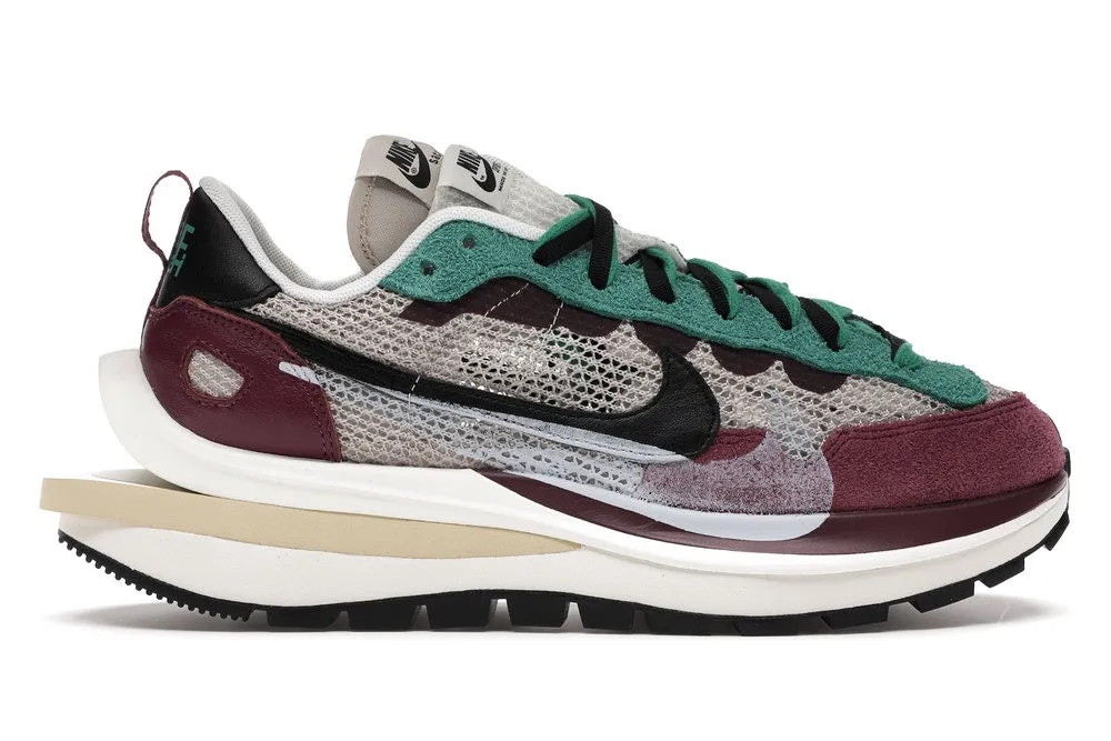 Asics Without Lace Shoes NIKE VAPORWAFFLE SACAI VILLAIN RED NEPTUNE GREEN