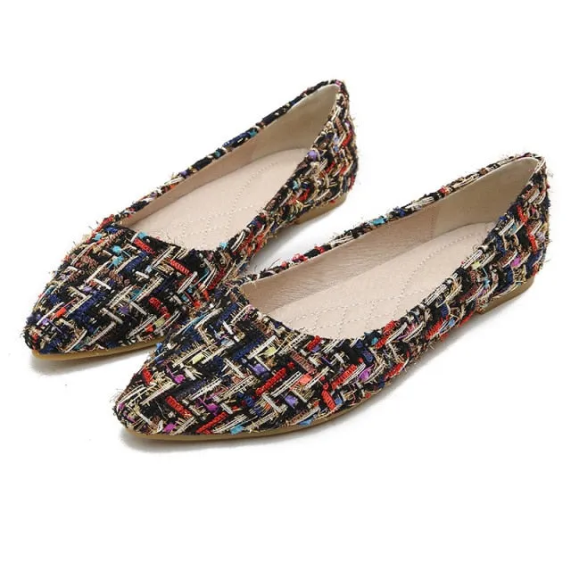 Casual Shoe Trends Ladies Flats Casual Women Shoes Pointed