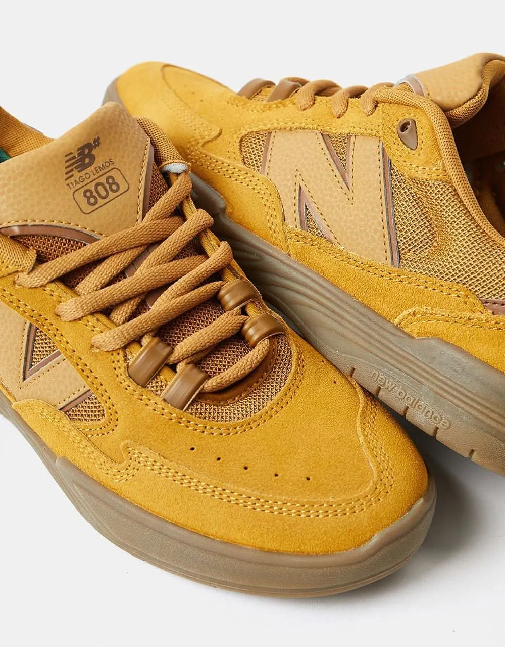 New Balance Numeric 808 Skate Shoes - Wheat/Gum New Balance 2002r Light Blue