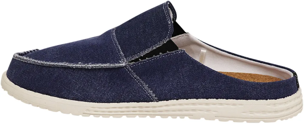 Shower Slippers Norty Men's Canvas Slip On Clog Boat Slipper Shoe for Indoor Outdoor with Durable Sole