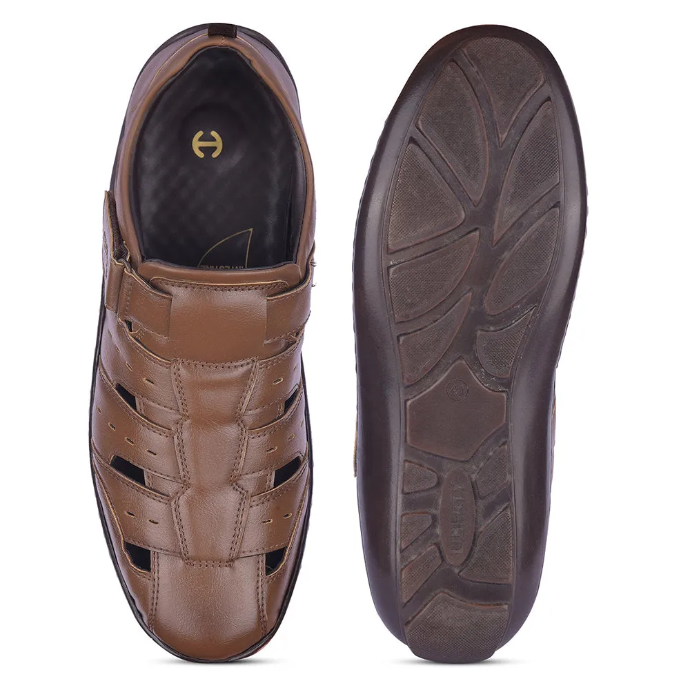 Healers By Liberty Mens LB130-500E Tan Casual Sandal Sandals Mexico