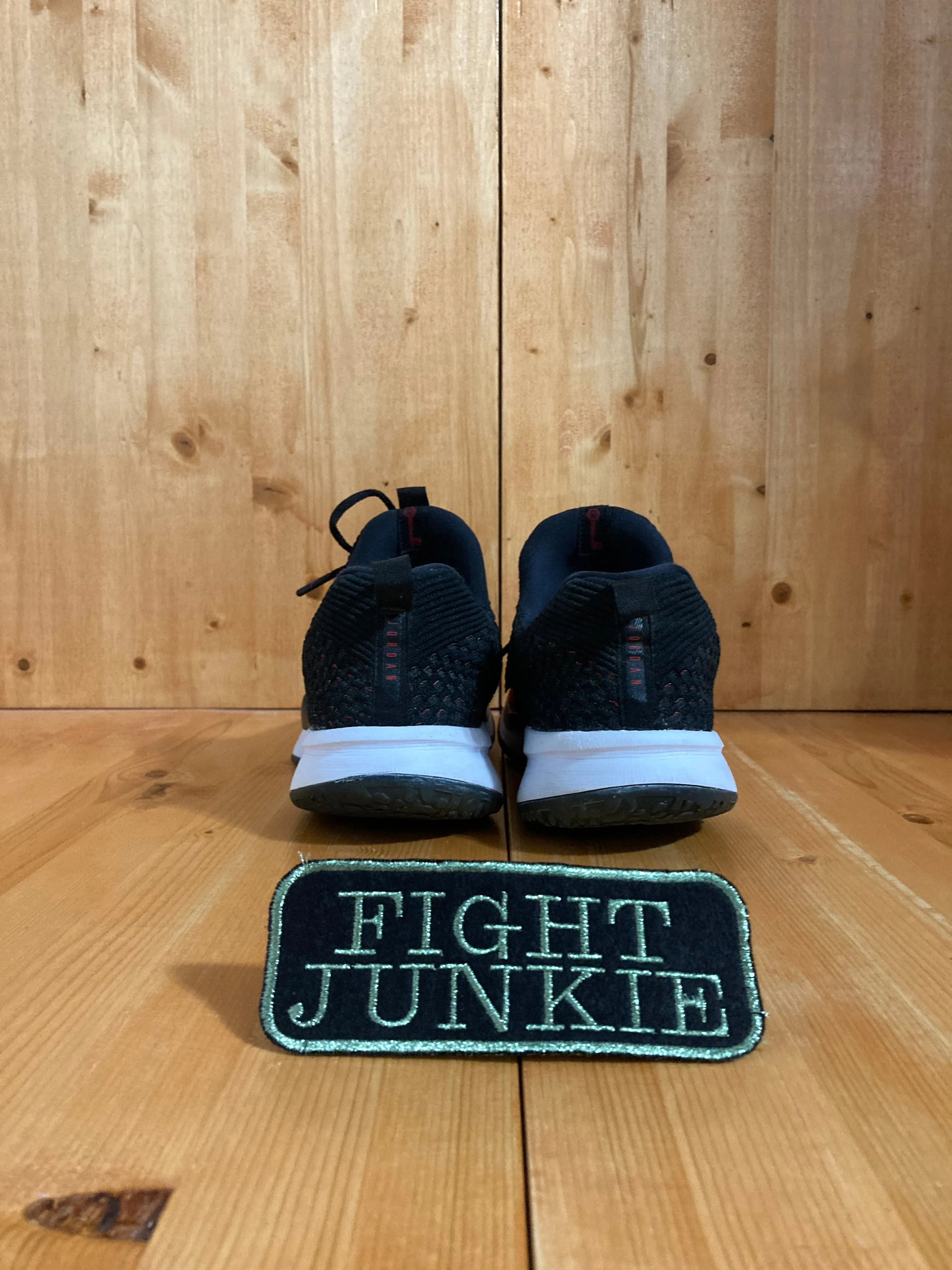 NIKE AIR JORDAN TRAINER 2 FLYKNIT Mens Size 13 Shoes Sneakers Red & Black 921210-601 Asics Shoes Logo