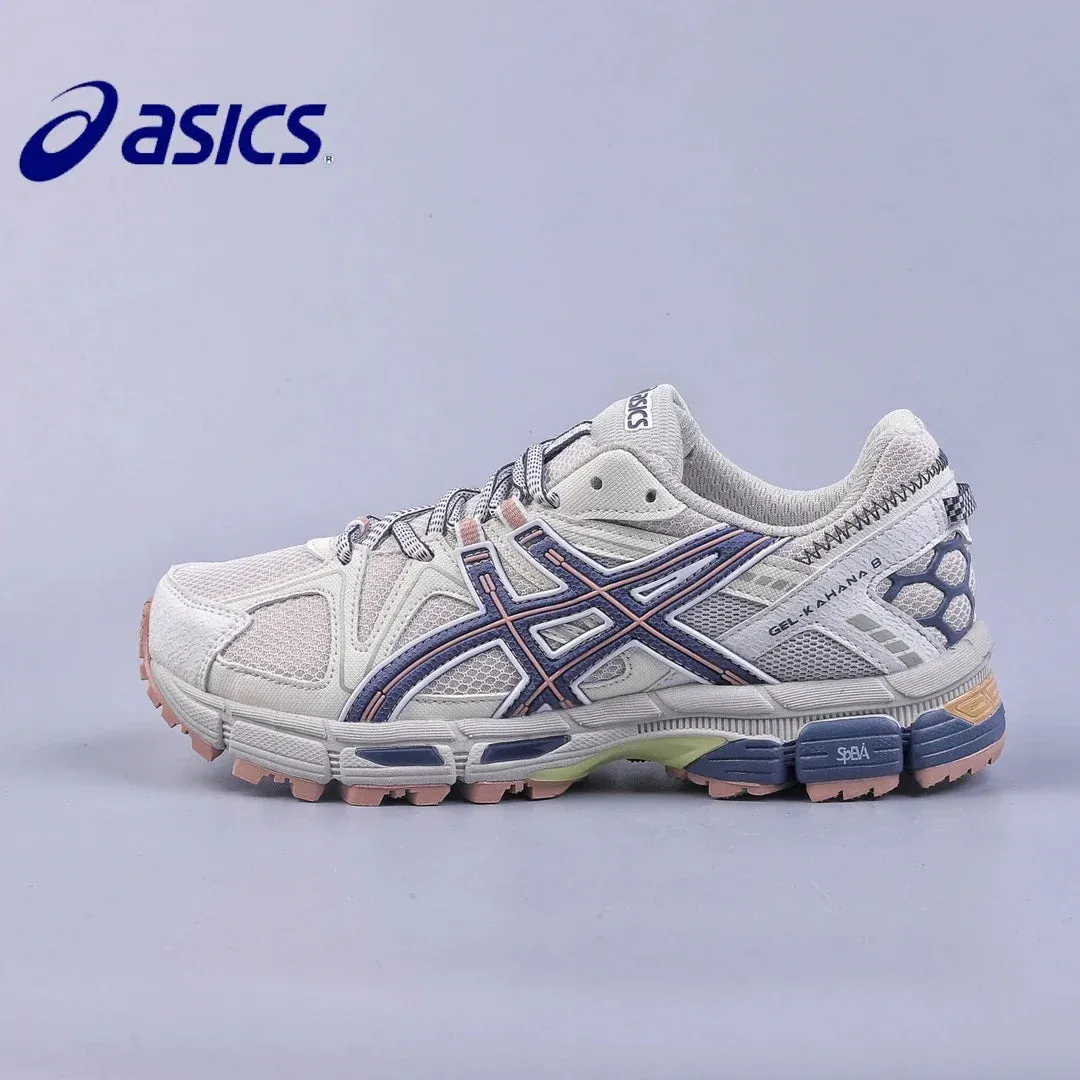 Original Asics GEL Kahana 8 Men Off Road Running Shoes Cushion Stability Aics GEL Kahana8 Running Breathable Sport Sneakers Asics Nimbus 25 Shoes
