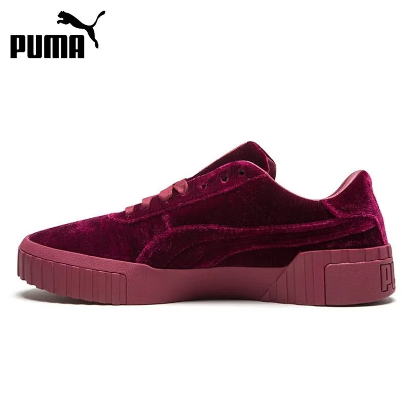 Original New Arrival 2019 PUMA Cali Velvet Women's  Skateboarding Shoes Sneakers Asics Shoes Cumulus 26