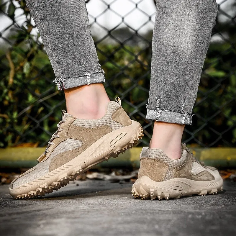 Outdoor Non-Slip Hiking Breathable Mesh Shoes Rick Owens Hiking Shoes