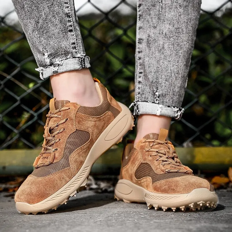 Outdoor Non-Slip Hiking Breathable Mesh Shoes Hiking Shoes Zero Drop