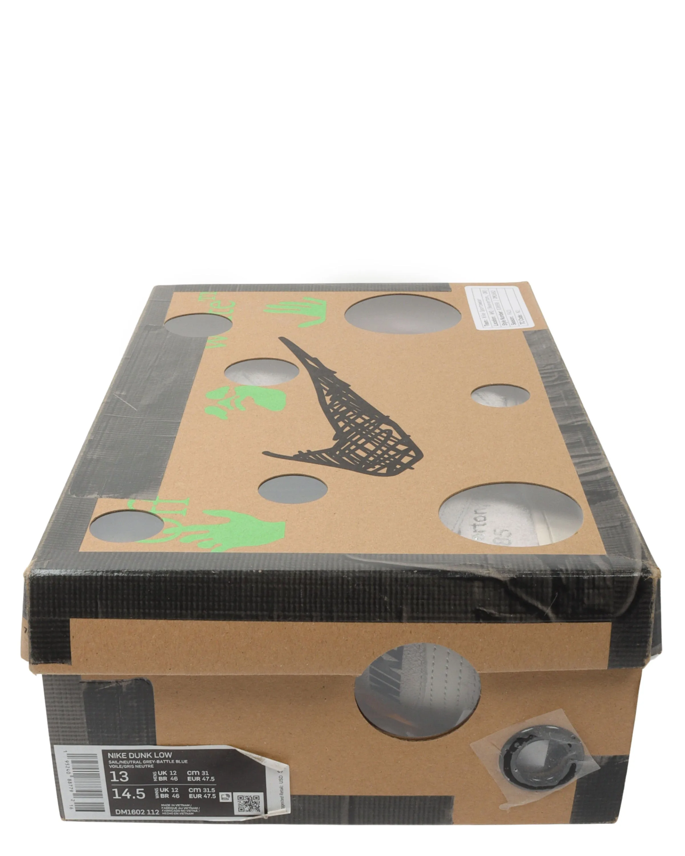 Asics Retro Basketball Shoes Off-White Dunk Low Lot 32