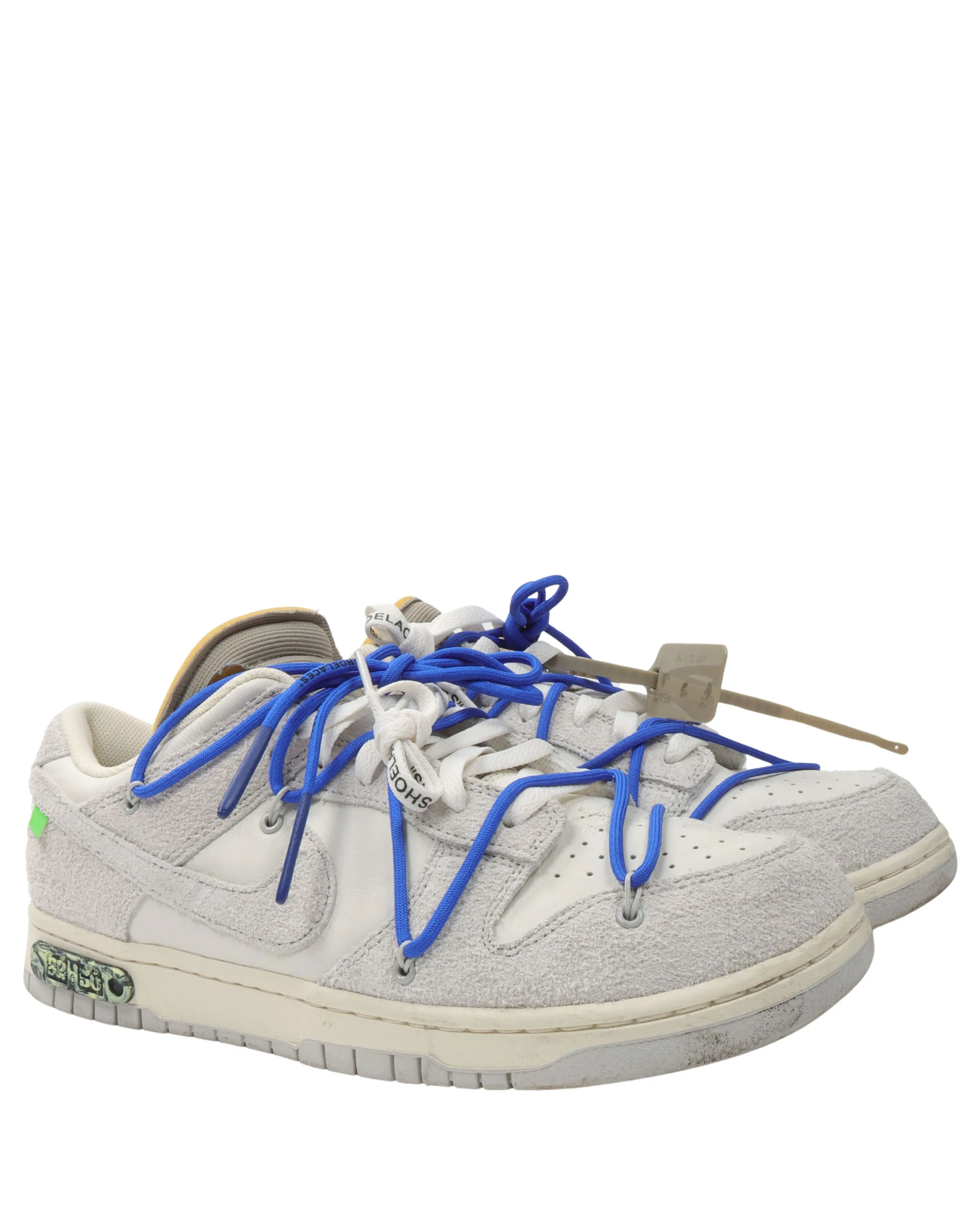 Off-White Dunk Low Lot 32 Asics Racing Shoes