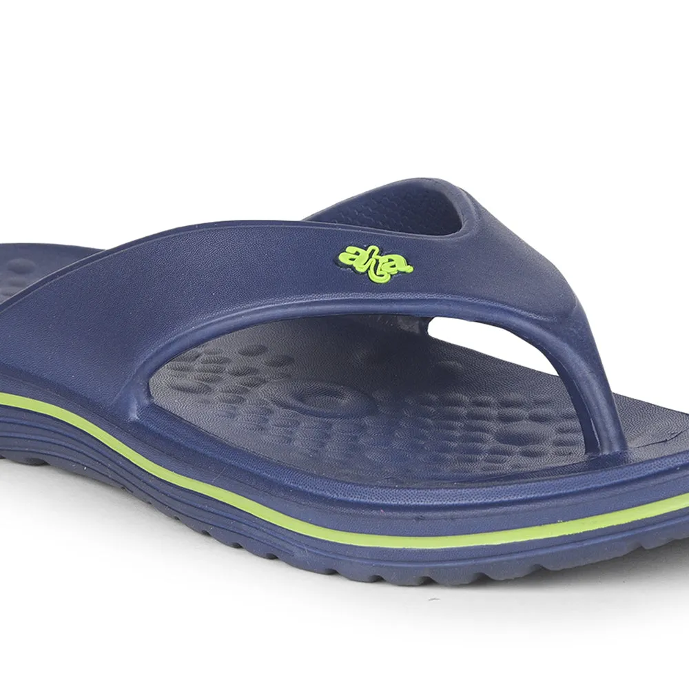 A-HA Casual Navy Blue Flip Flop For Men BEACHTIME By Liberty Crocs Sandals