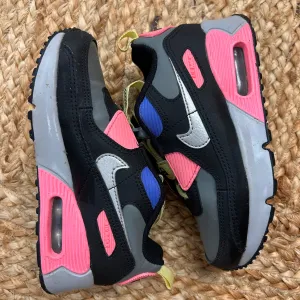 Grey Black & Pink Airmax Sneakers Asics Flat Foot Shoes