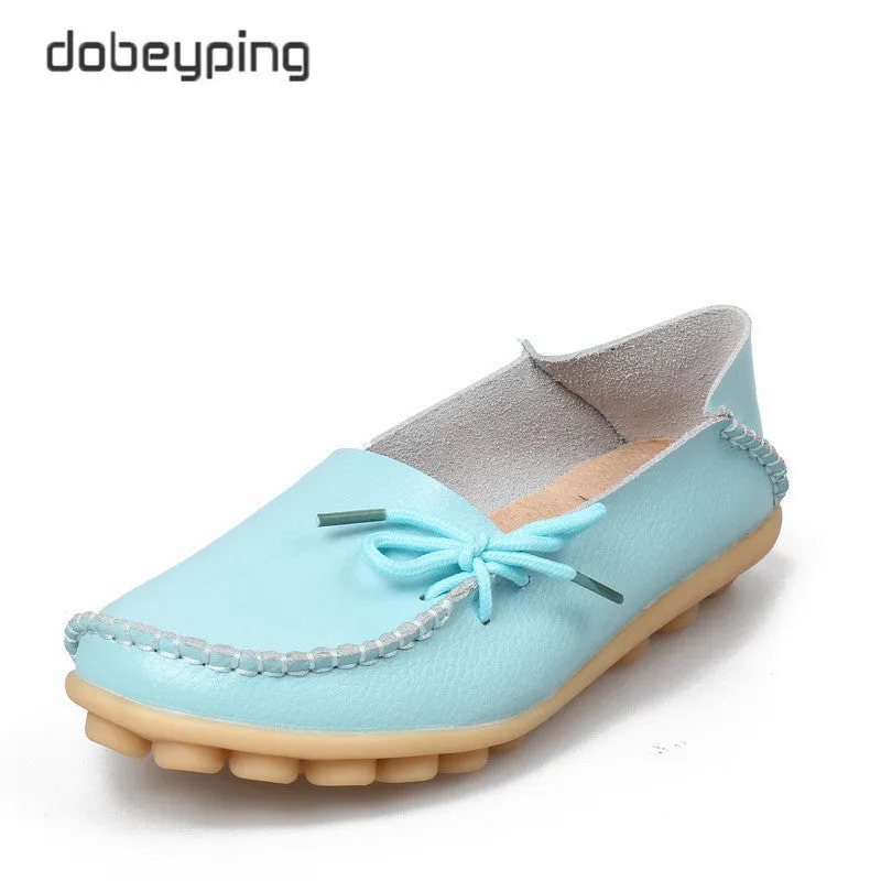 New Women Real Leather Shoes Moccasins Mother Loafers Soft Leisure Flats Female Driving Casual Footwear Gel 2160 Casual Shoes