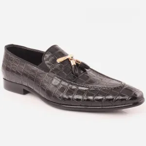 Men "Hugo" Sleek Almond Toe Slip On Shoes Flat Shoes Pics