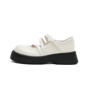 Business Casual With Tennis Shoes Soft Casual Platform Mary Jane Shoes
