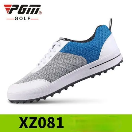 Warm Shoes PGM Women Golf Shoes Anti-slip Breathable Golf Sneakers Ladies Super Fiber Outdoor Sports Leisure Trainers XZ081