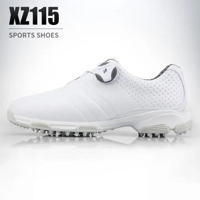 Pgm Women's Waterproof Anti-Slip Golf Shoes Ladies Girl Knobs Buckle Sports Shoes Lightweight Breathable Golf Sneakers Waterproof Postal Shoes