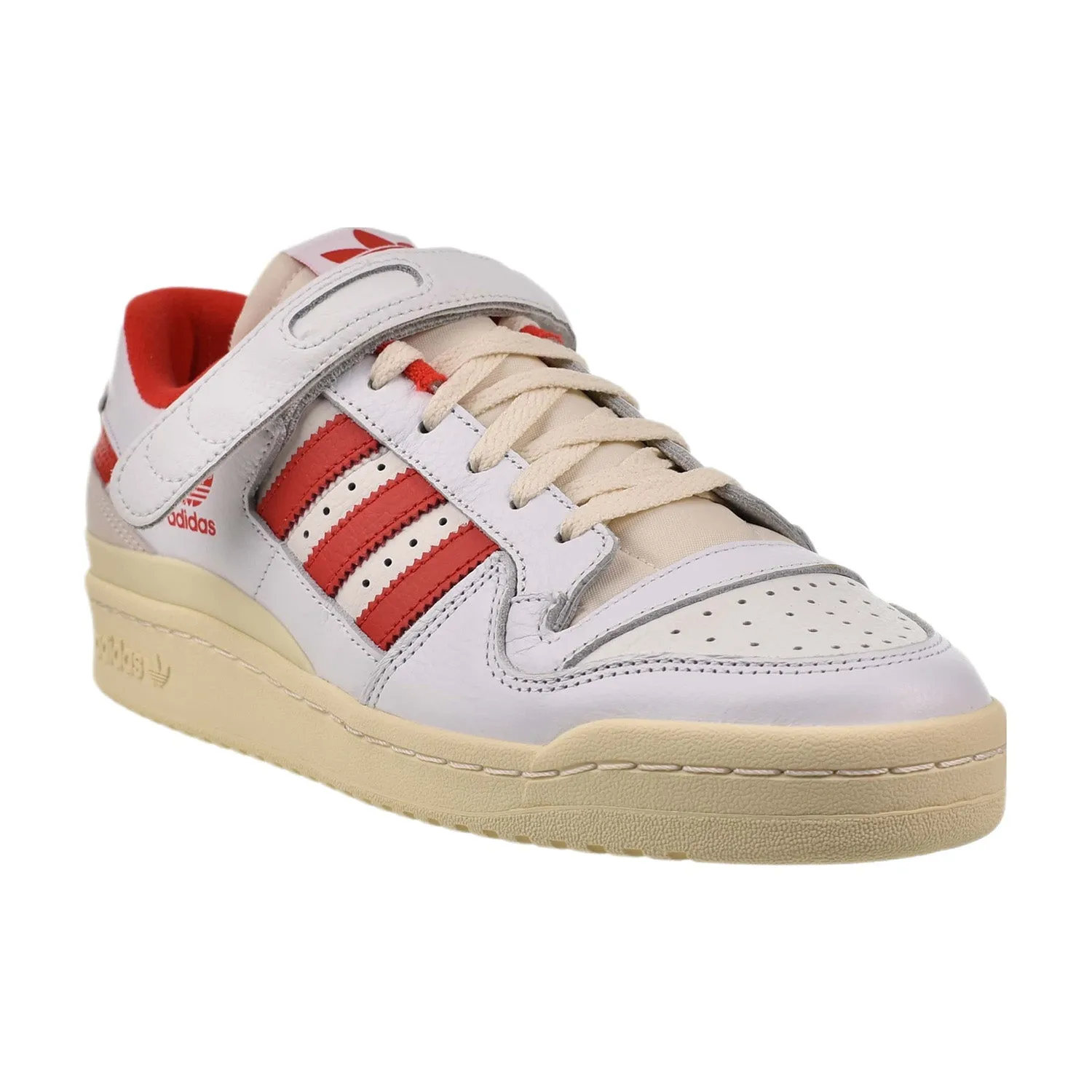 Adidas Forum 84 Low Men's Shoes Cloud White-Vivid Red S21-Cream White Recommended Adidas Running Shoes
