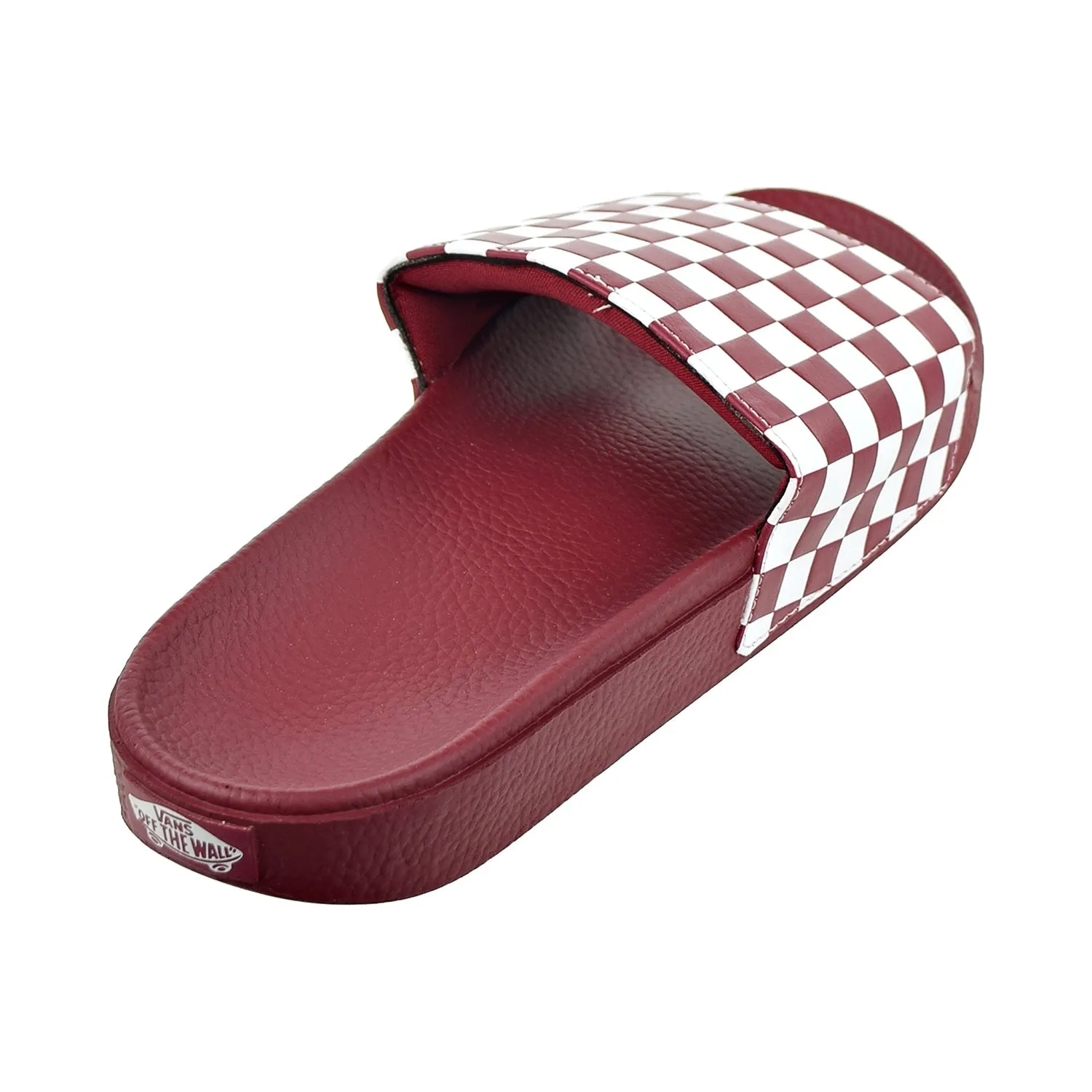 Vans Slide-On Mens Slides Checker Board/Rumba Red Antibacterial Slippers