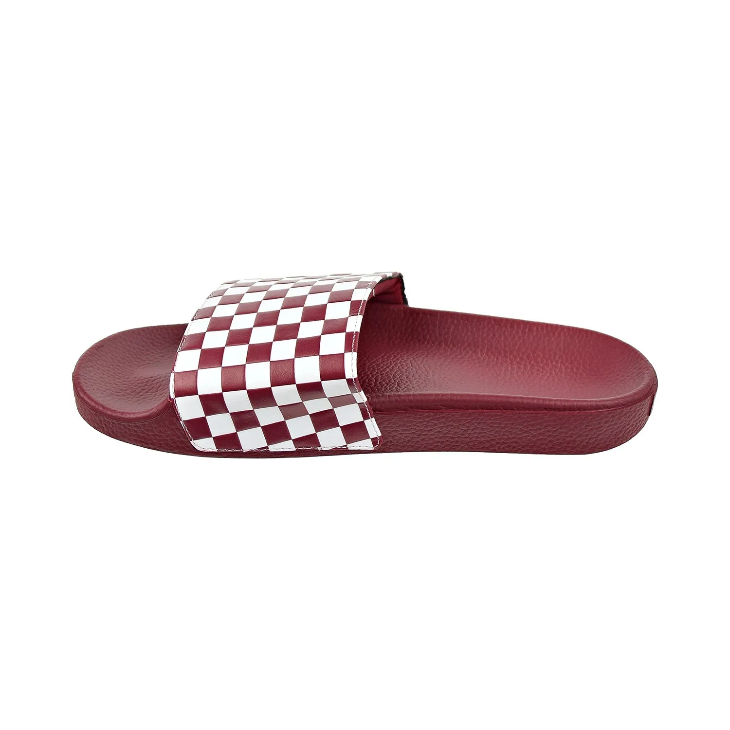 Vans Slide-On Mens Slides Checker Board/Rumba Red The Best Slippers