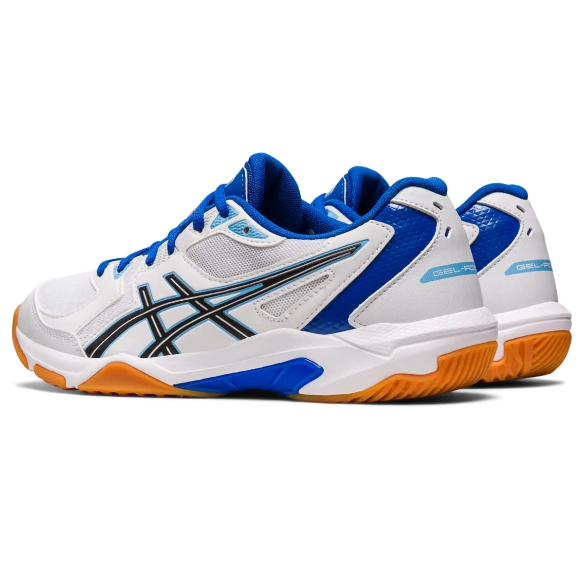 Asics Dragon Shoes Asics Gel Rocket 10 Indoor Court Shoe White Arctic Blue Size 8.5 Pair of Shoes