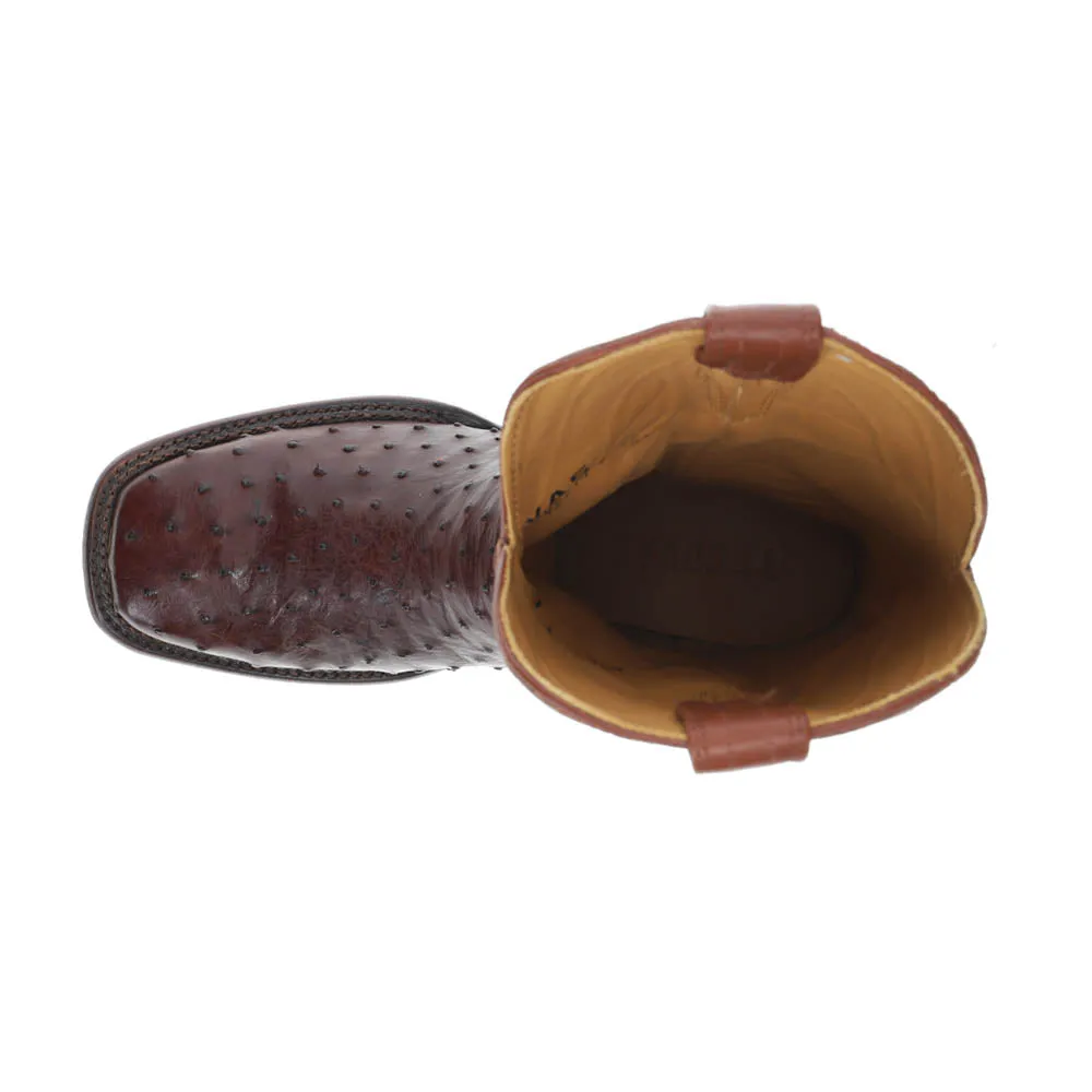 Hunter Boots Size Guide Emmitt Broad Square Toe Ostrich Cowboy Boots