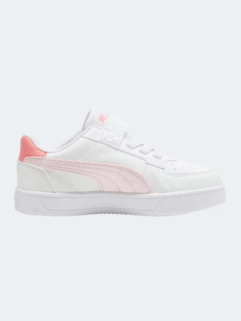 Sizing For Asics Running Shoes Puma Caven 2 Ac Plus Ps-Boys Lifestyle Shoes White/Pink