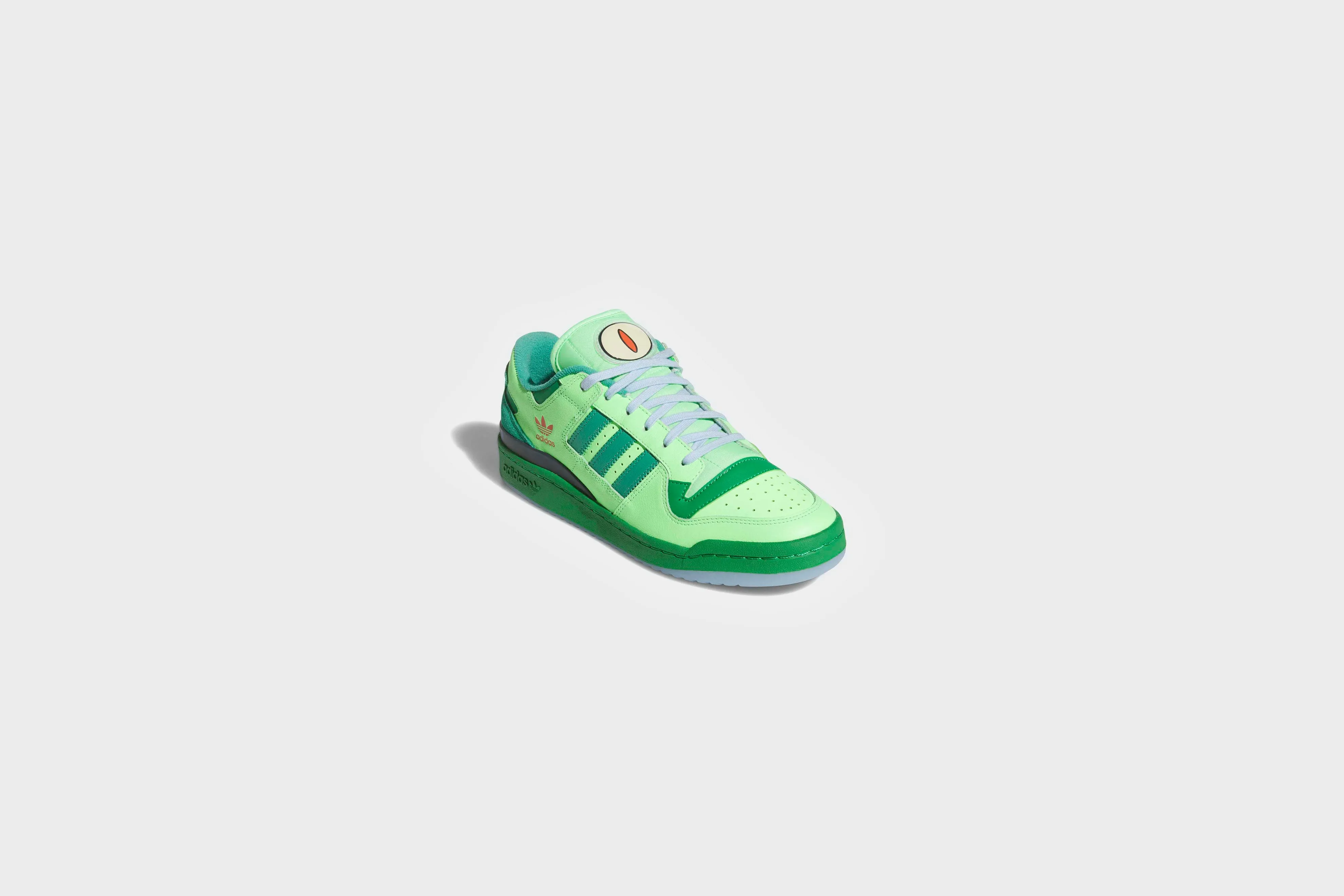 High Shoes Adidas Adidas Forum 84 Low CL Simpson T (Lime Burst/Green/Semi Court Green)