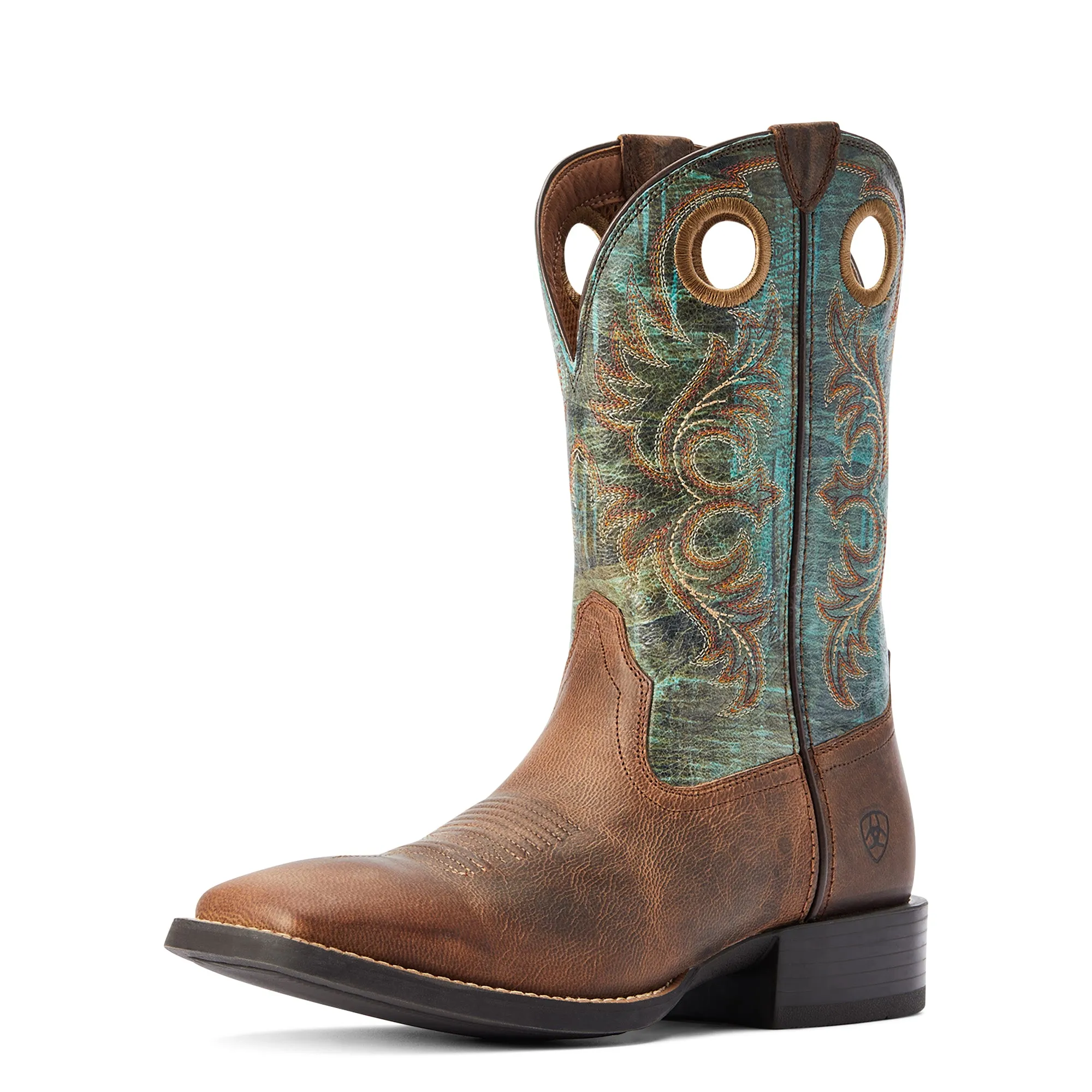 Ariat Loco Brown Sport Rodeo Cowboy Boot Safeguard Boots