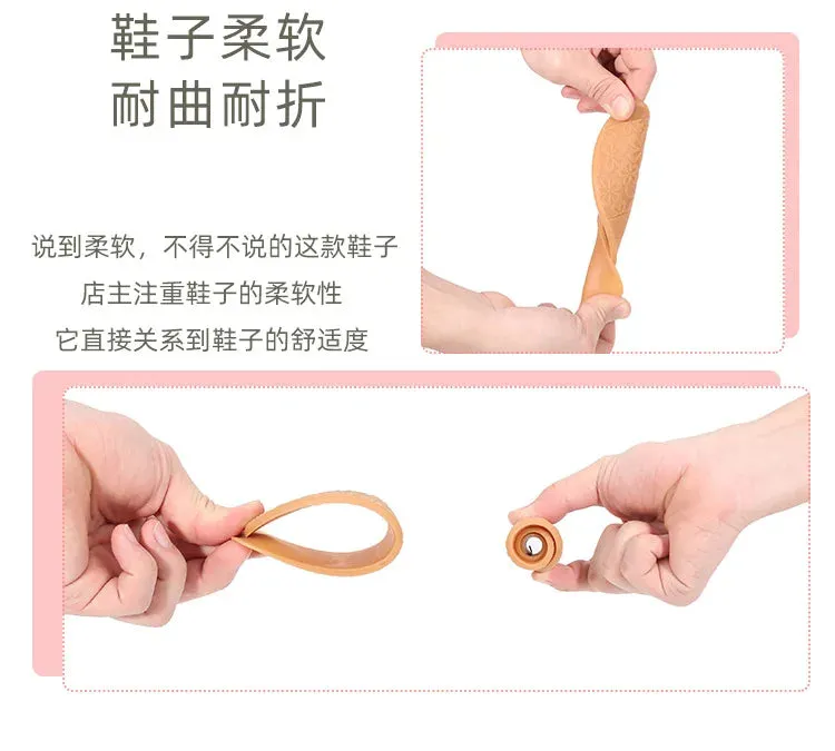 Garden Waterproof Shoes Zhongda Girls' Fashion Show Crystal Shoe New Versatile Mary Jane Fashion Sequins Walk Princess Shoe School Shoes for Kid Girls