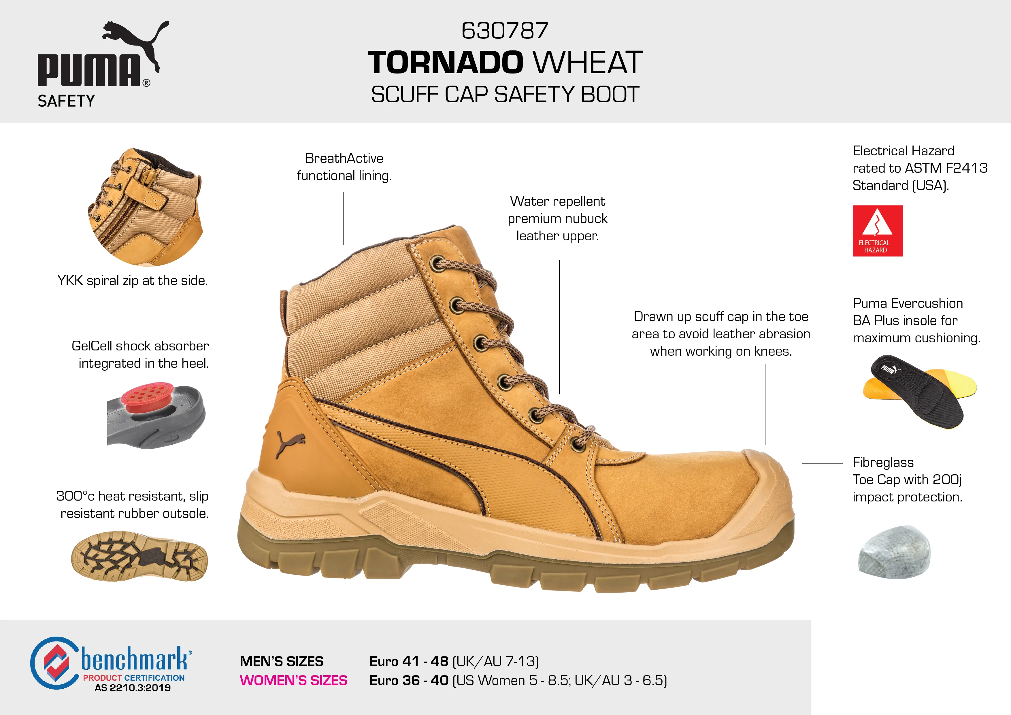 Asics No Lace Shoes PUMA Tornado Wheat (PUM630787)