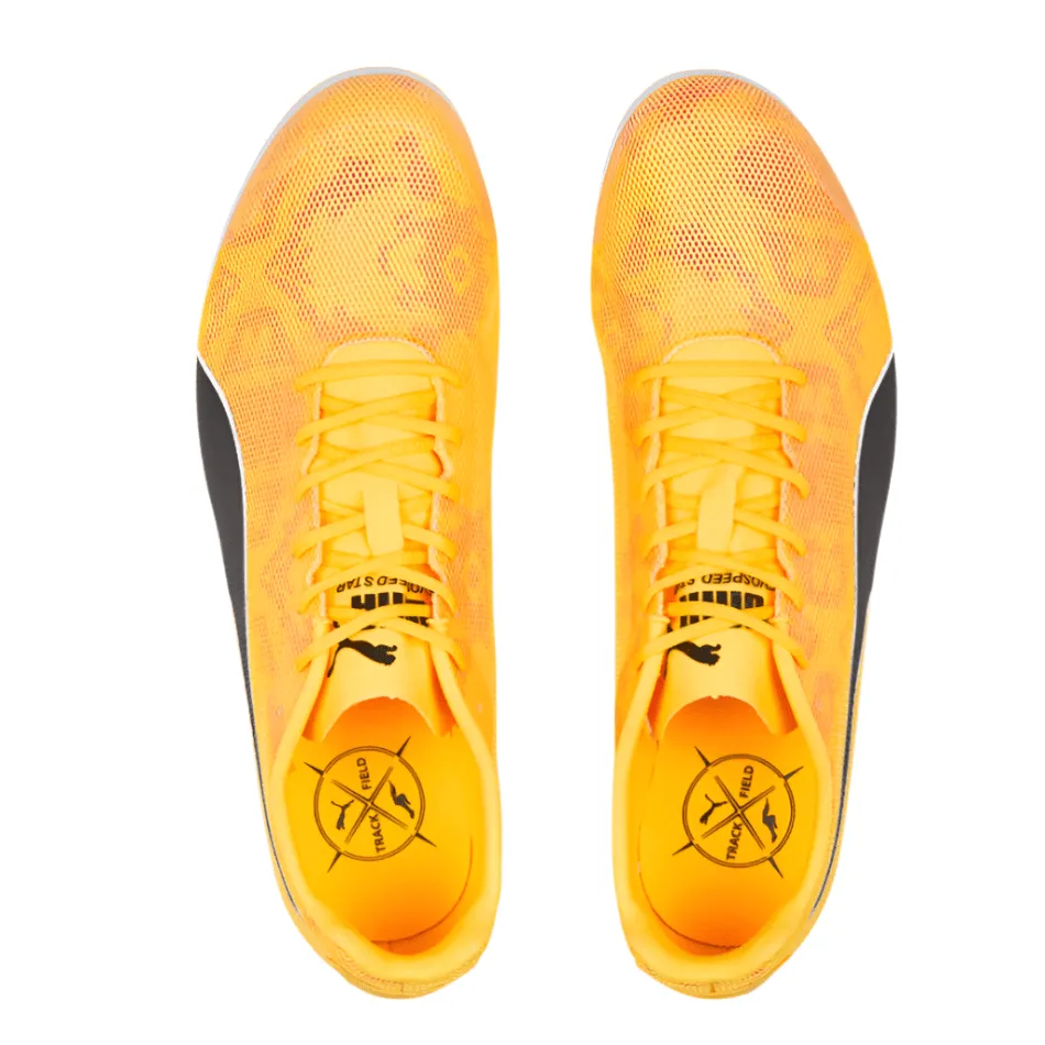 Puma Unisex EvoSpeed Star 9 Running Shoes in Sunstream/Sunset Glow/Puma Black SS25 Asics Shoes Nimbus 23