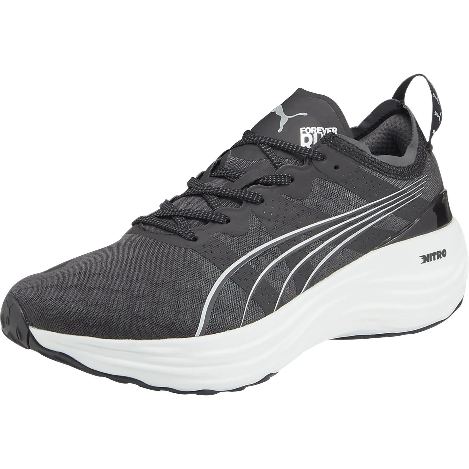 Asics Walking Shoes Gore-tex Puma ForeverRun Nitro Mens Running Shoes - Black