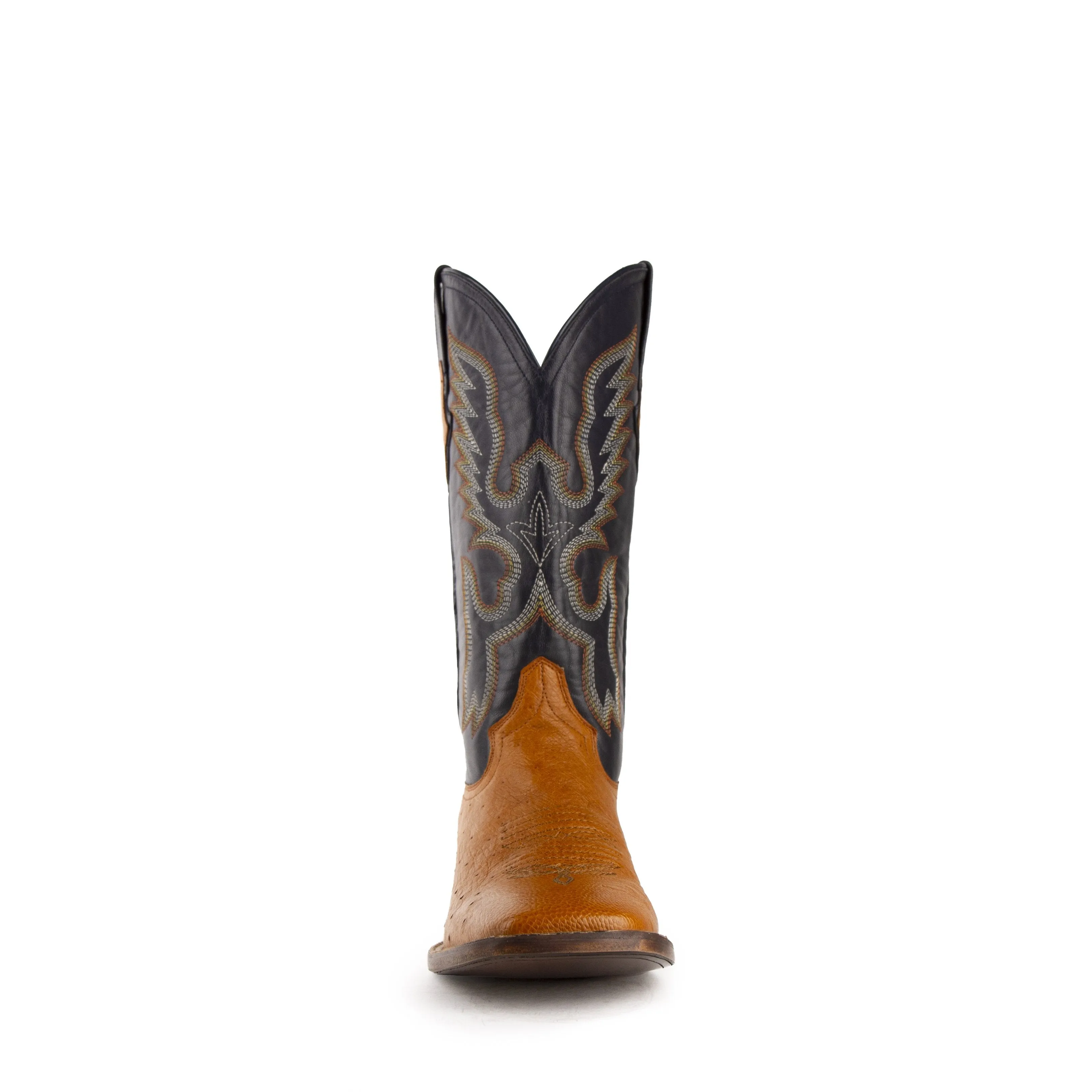 Ferrini Morgan Cognac Smooth Ostrich Boot Bearclaw Boots