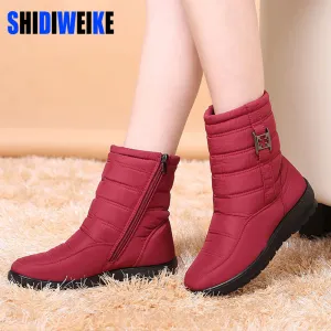 Snow Boots 2017 Brand Women Winter Boots Mother Shoes Antiskid Waterproof Flexible Women Fashion Targhee Iii Hiking Shoes